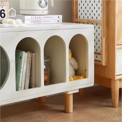 BENNY, Kệ tivi phong cách Japandi phối kính mờ, TTV_33, 180x40x50cm, Nội thất Nhà Trên Cao