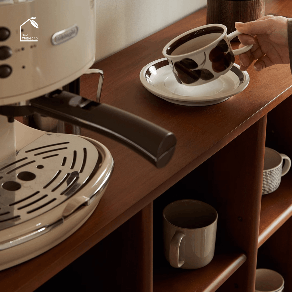 SOLIN, KS_011, Kệ sách phong cách sang trọng thanh lịch, 80x40x80cm, Plywood phủ veneer, Nội thất Nhà trên cao