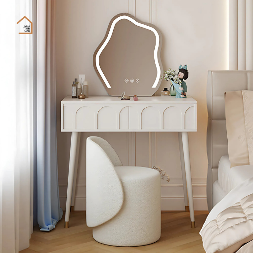 ABIGAL, Bàn trang điểm nhỏ gọn hiện đại, BTD_011, 100x40x75cm, MDF phủ sơn 2K, Nội thất Nhà Trên Cao