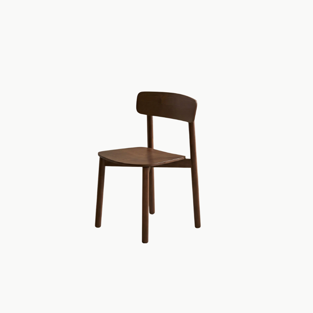 SOLIN, GD_003, ghế đơn tiện ích phong cách Mid-century, 44x49x79cm, Plywood phủ veneer, Nội thất Nhà trên cao