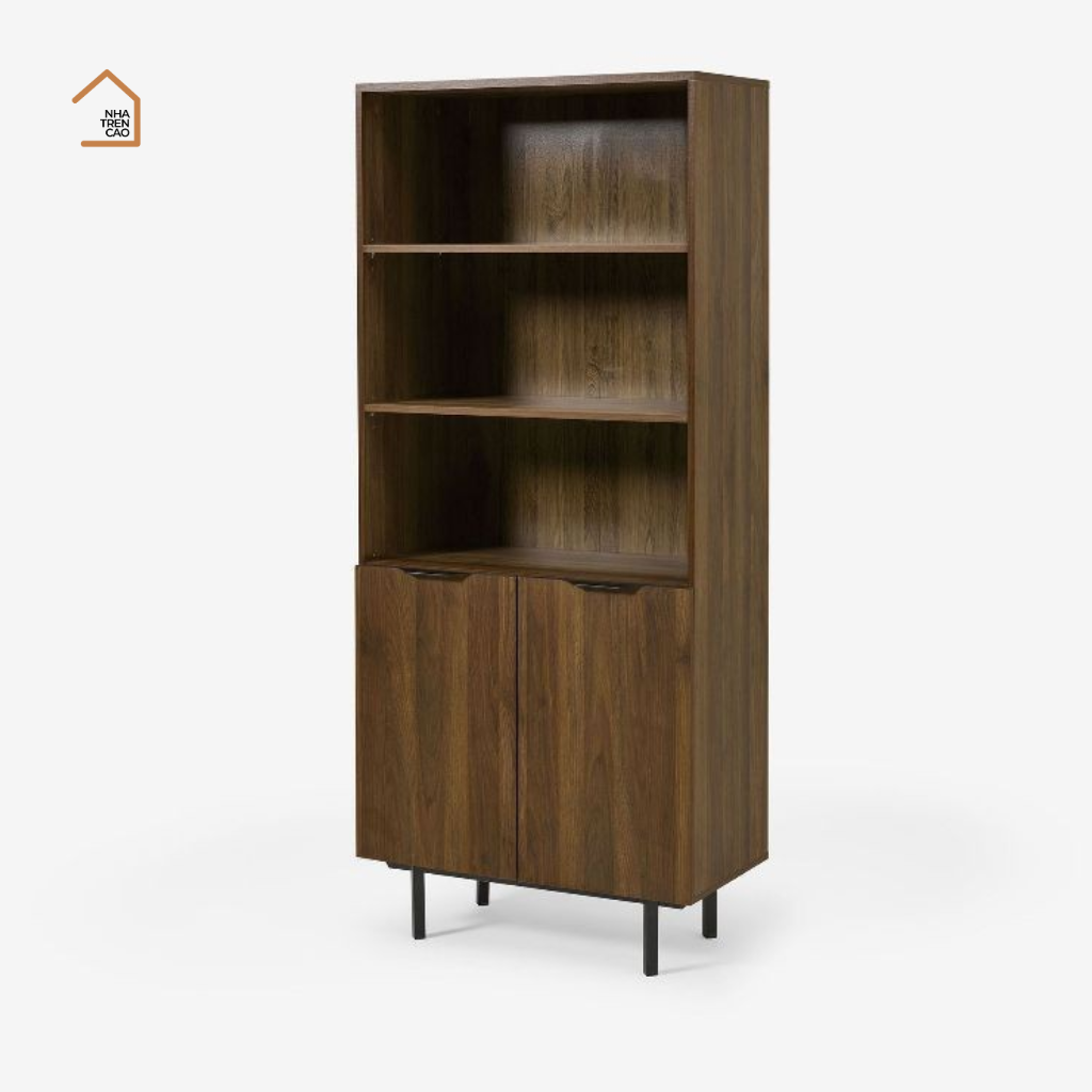 RIA, Tủ lưu trữ phong cách hiện đại, TLT_057, 80x40x180cm, Gỗ MDF phủ Melamine, Nội thất Nhà trên cao