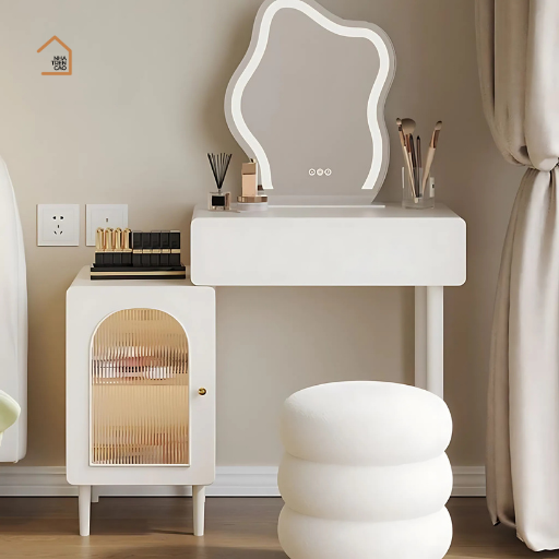 OBELIA, BTD_014, Bàn trang điểm hiện đại, 120x40x75cm, MDF phủ sơn 2K, Nội thất Nhà Trên Cao