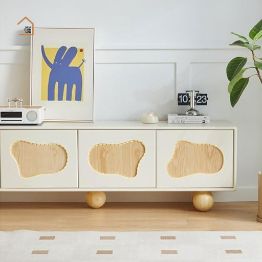 BRUNA, TTV_035, Kệ tivi phong cách Japandi hiện đại,  MDF phủ sơn 2K, 180x40x50cm, Nội thất Nhà Trên Cao