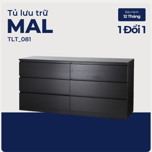MAL, Tủ lưu trữ phong cách hiện đại, TLT_081, 120x40x80cm, Nội thất Nhà trên cao