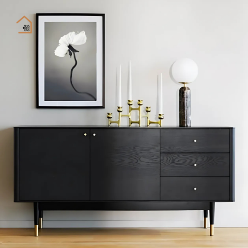 KENI, TLT_035, Tủ lưu trữ phong cách hiện đại, 160x40x80cm, Gỗ MDF phủ sơn 2K, Nội thất Nhà trên cao