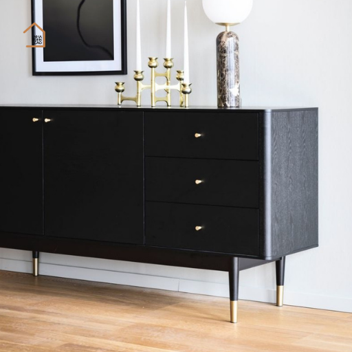 KENI, TLT_035, Tủ lưu trữ phong cách hiện đại, 160x40x80cm, Gỗ MDF phủ sơn 2K, Nội thất Nhà trên cao