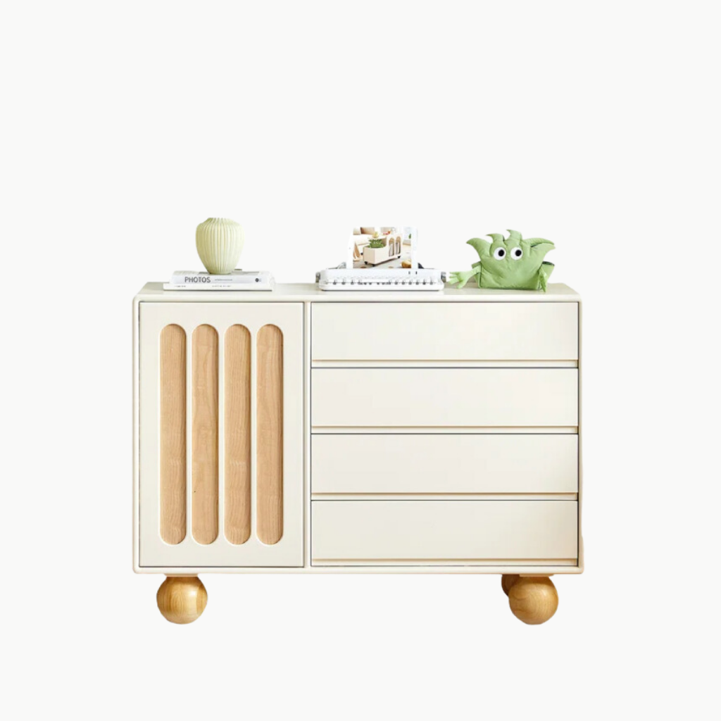 BRUNA, TLT_029, Tủ lưu trữ phong cách hiện đại, 100x40x90cm, Gỗ MDF phủ sơn 2K, Nội thất Nhà trên cao