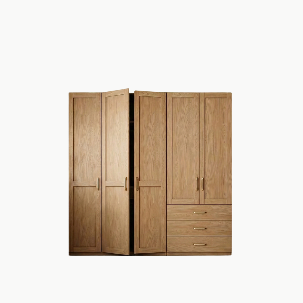 CARA, TQA_043, Tủ quần áo hiện đại sang trọng, 200x60x200cm, Gỗ MDF phủ Melamine, Nội thất Nhà trên cao