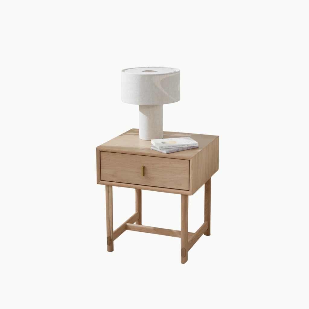 DADA, TDG_005, Tủ đầu giường 1 ngăn kéo, 42x35x60cm, Plywood phủ sơn 2K, Nội thất Nhà Trên Cao