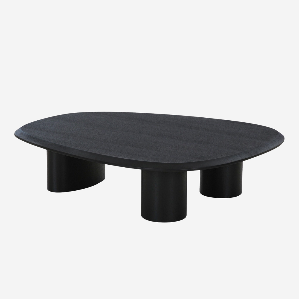 MIA, BT_006, Bàn trà phòng khách phong cách hiện đại, 90x55x40cm, Plywood phủ Veneer, Nội thất Nhà trên cao