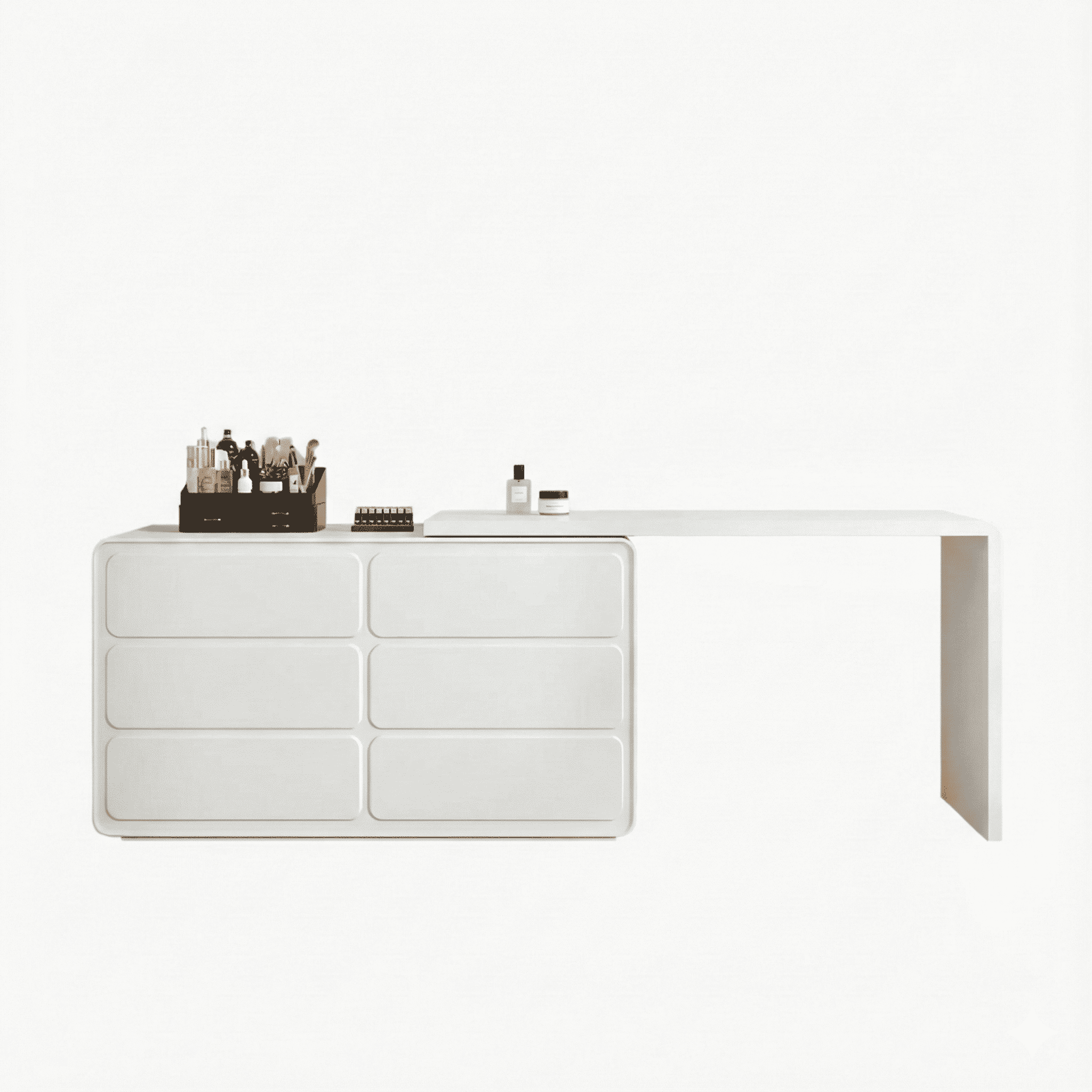 ORIANA, BTD_019, Bàn trang điểm hiện đại, 120x40x75cm, MDF phủ sơn 2K, Nội thất Nhà Trên Cao