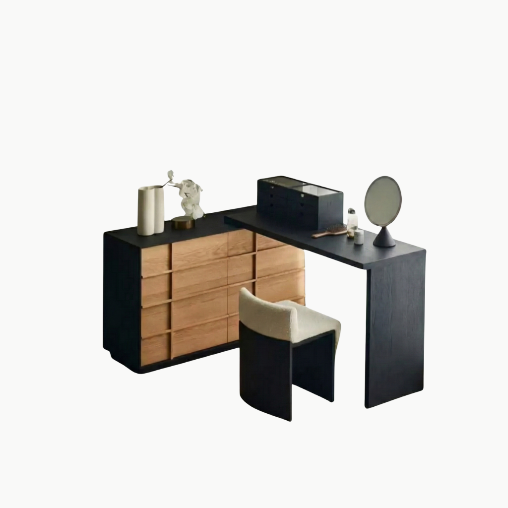 SOVA, BTD_032, Bàn trang điểm kết hợp bàn làm việc hiện đại, 120x40x75cm, Nội thất Nhà Trên Cao