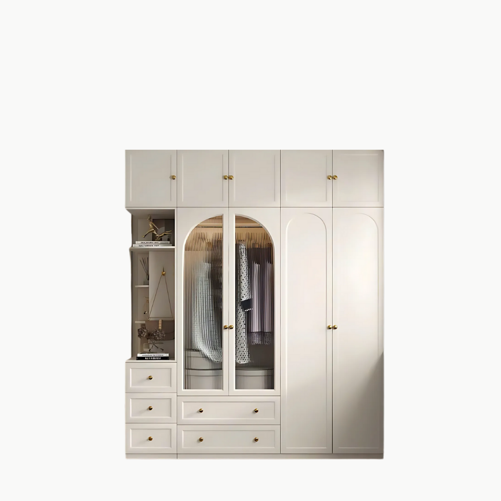 SUGOI, TQA_038, Tủ quần áo phong cách hiện đại, 200x55x248cm, Nội thất Nhà trên cao