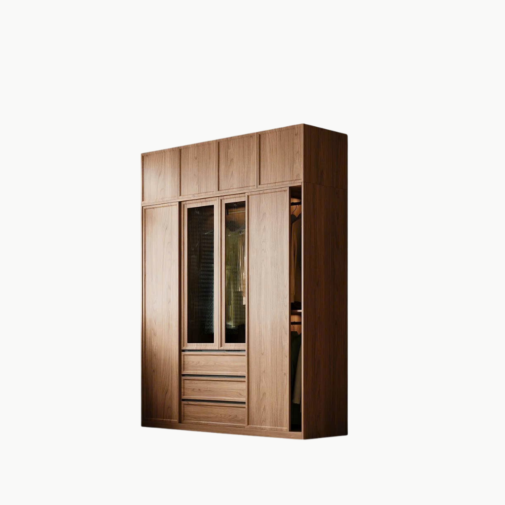 VERA, TQA_039, Tủ quần áo hiện đại sang trọng, 160x60x200cm, Nội thất Nhà trên cao