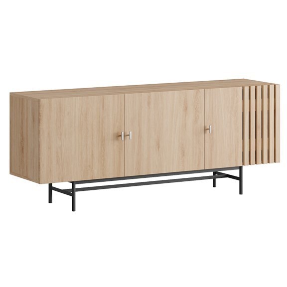 RASU, Kệ Tivi đa năng 3 cánh mở, TVC_029, 160x40x65cm, Nội thất Nhà trên cao