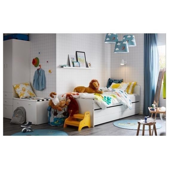 VENICE, Giường ngủ đơn kèm Giường ngủ mở rộng, BFR_030, 107x203x78cm, Nội thất Nhà trên cao
