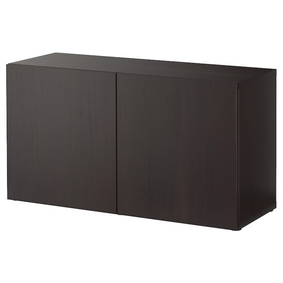 ANGELA, Tủ treo tường 2 cánh nằm ngang, CAB_005, 120x42x64cm, Nội thất Nhà trên cao