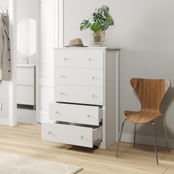 AVILANTE, Tủ đựng đồ dùng 5 tầng 6 ngăn kéo, CAB_324, 74x40x115cm, Nội thất Nhà trên cao