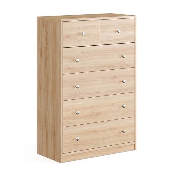 GUIL, Tủ đựng đồ dùng 5 tầng 6 ngăn kéo, CAB_147, 72x35x108cm, Nội thất Nhà trên cao