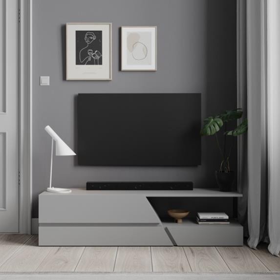 DORO, Kệ tivi, kệ để đồ, TVC_048, 160x40x40cm, Nội thất Nhà trên cao