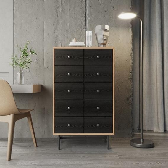CHOBE, Tủ lưu trữ, tủ trưng bày, CAB_099, 70x40x118cm, Nội thất Nhà trên cao