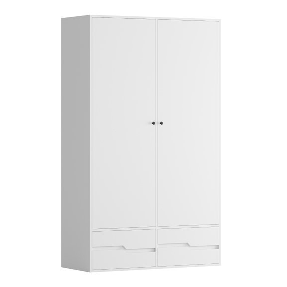 DORO, Tủ quần áo lưu trữ đồ, WAR_014, 120x50x200cm, tủ đựng quần áo Nhà trên cao