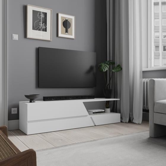 DORO, Kệ tivi, kệ để đồ, TVC_048, 160x40x40cm, Nội thất Nhà trên cao