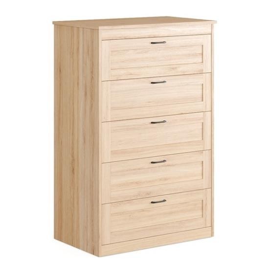 SEN, Tủ đựng đồ tân cổ điển 5 ngăn kéo, CAB_252, 82x50x126cm, Nội thất Nhà trên cao