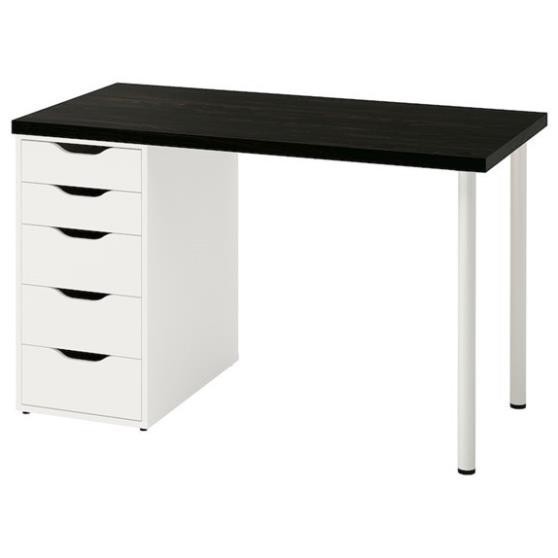 DAISA, Bàn làm việc, bàn học 1 tủ ngăn kéo, DES_004, 120x60x73cm, Nội thất Nhà trên cao