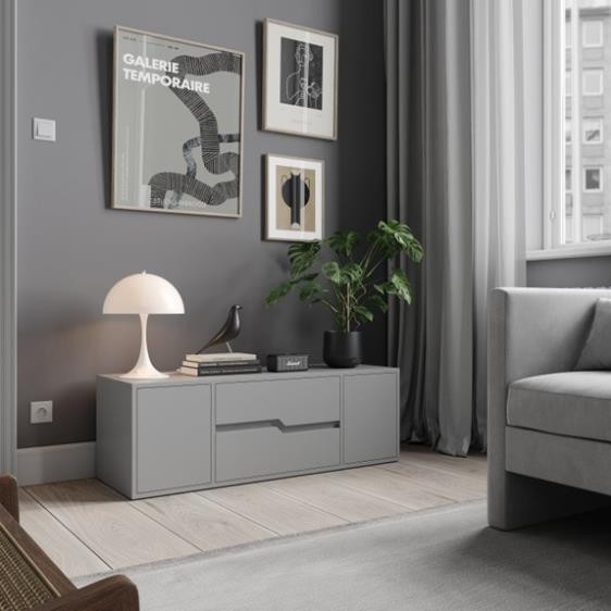 DORO, Kệ tivi, kệ để đồ, TVC_050, 120x40x40cm, Nội thất Nhà trên cao