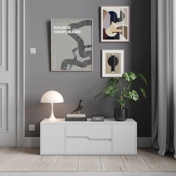 DORO, Kệ tivi, kệ để đồ, TVC_050, 120x40x40cm, Nội thất Nhà trên cao