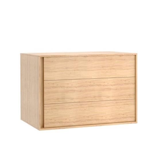 BIOBA, Tủ 3 tầng mở hông, CAB_068, 135x58x77cm, Nội thất Nhà trên cao
