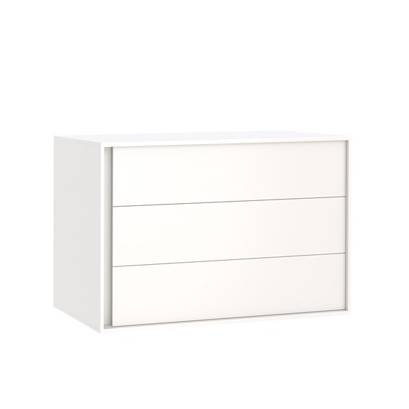 BIOBA, Tủ 3 tầng mở hông, CAB_068, 135x58x77cm, Nội thất Nhà trên cao