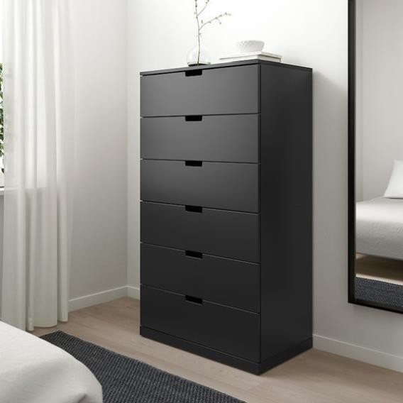 BANODAL, Tủ đựng đồ lưu trữ 6 tầng, CAB_033, 80x47x143cm, Nội thất Nhà trên cao