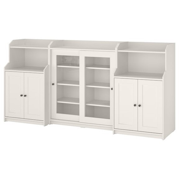BAHA, COMBO Tủ lưu trữ kết hợp tủ trưng bày cửa kính, CAB_036, 245x46x116cm, Nội thất Nhà trên cao