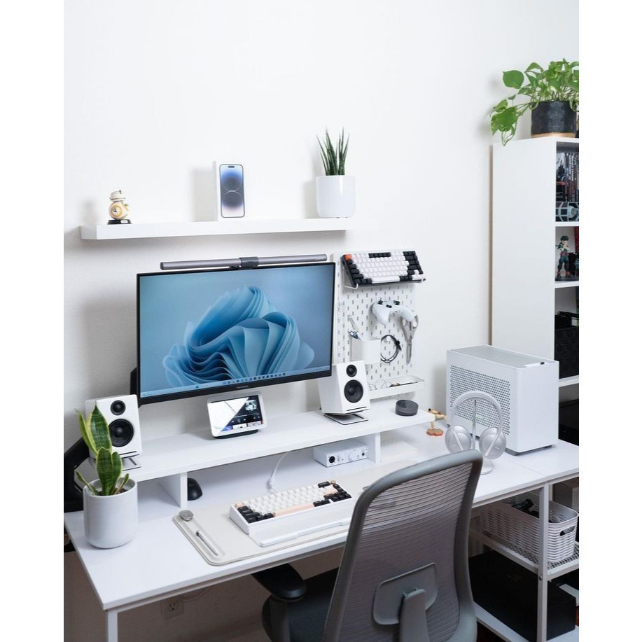 LOUI, Kệ màn hình máy tính, Laptop - chống gù lưng, STA_001, 60x20x10cm, Nội thất Nhà trên cao