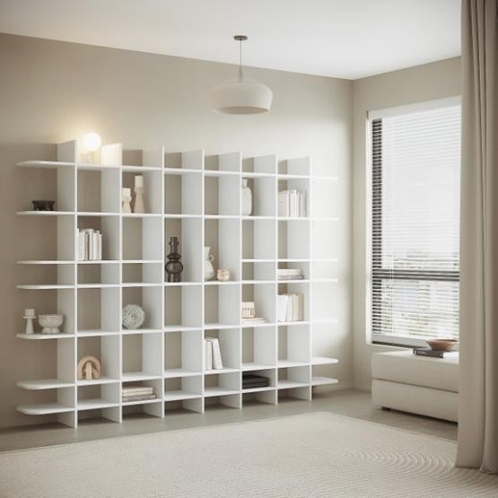 EMA, Kệ kệ để đồ, DSH_019, 242x28x180cm, Nội thất Nhà trên cao