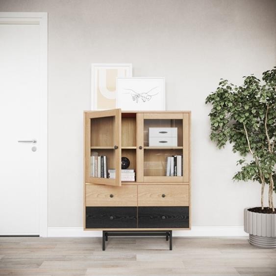 COCO, Tủ lưu trữ, Tủ đựng đồ, CAB_086, 90x40x118cm, Nội thất Nhà trên cao