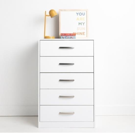 TICK, Tủ lưu trữ đồ dùng hiện đại 5 ngăn, CAB_263, 68x40x105cm, Nội thất Nhà trên cao