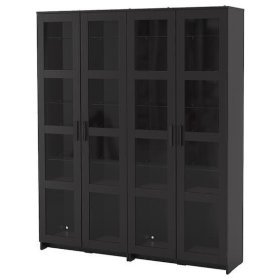 KAYLE, Kệ kệ để đồ 7 tầng cửa kính, DSH_066, 160x35x190cm, Nội thất Nhà trên cao