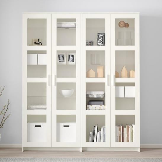 KAYLE, Kệ kệ để đồ 7 tầng cửa kính, DSH_066, 160x35x190cm, Nội thất Nhà trên cao