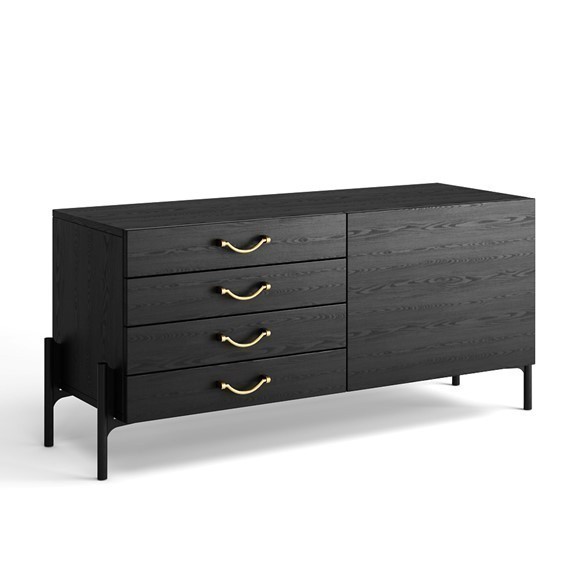 WILY, Tủ kệ để đồ, kệ kệ để đồ, CAB_277, 108x40x52cm, Nội thất Nhà trên cao