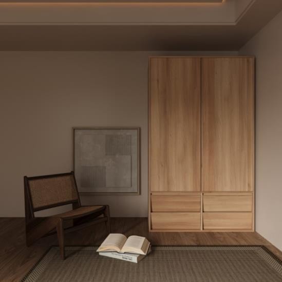 ELIK, Tủ quần áo, WAR_021, 120x59x200cm, Nội thất Nhà trên cao