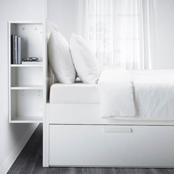 KAYLE, Giường ngủ tân cổ điển 4 hộc tủ, BFR_017, 232x111cm, Nội thất Nhà trên cao