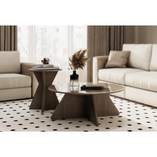 YOA, SIDetable - Bàn trà phòng khách, SID_013, 50x50x60cm, Nội thất Nhà trên cao