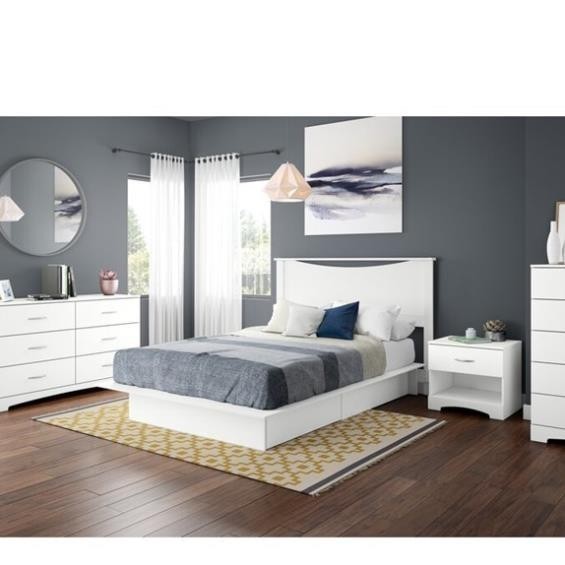 TWICE, Tủ đầu giường tân cổ điển 1 hộc tủ kéo, CAB_028, 57x43x50cm, Nội thất Nhà trên cao