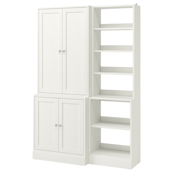 BOHO, COMBO Kệ kệ để đồ kết hợp tủ kệ để đồ đồ dùng, CAB_063, 142x47x212cm, Nội thất Nhà trên cao