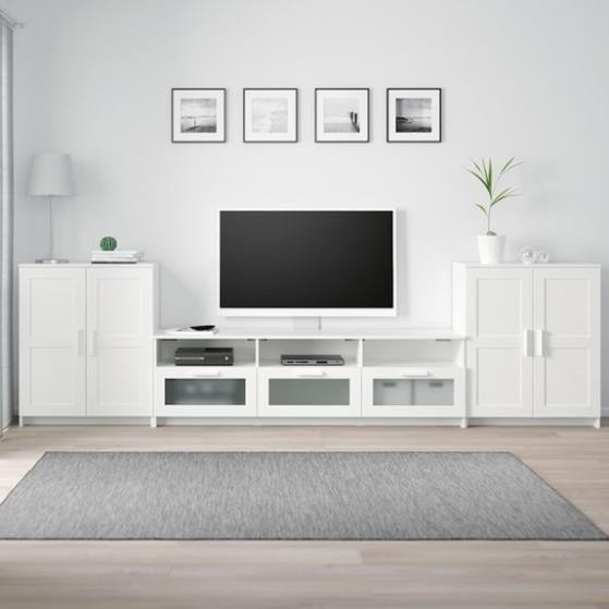 KAYLE, Bộ đôi tủ 3 tầng kết hợp Kệ tivi 3 hộc kéo, TVC_017, 336x41x95cm, Nội thất Nhà trên cao