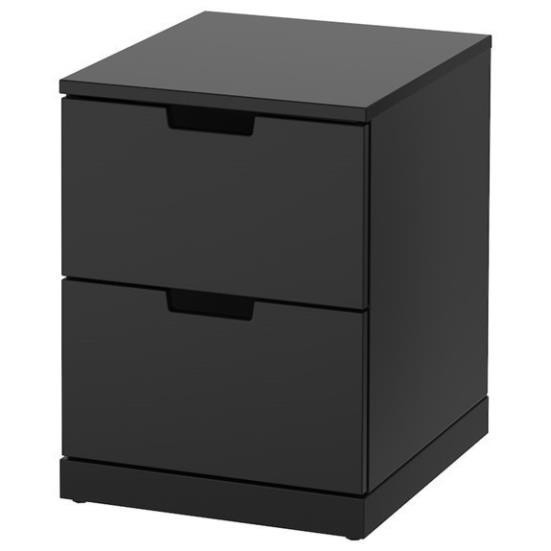 BANODAL, Tủ Tủ đầu giường 2 ngăn kéo, TAB_002, 40x47x53cm, Nội thất Nhà trên cao