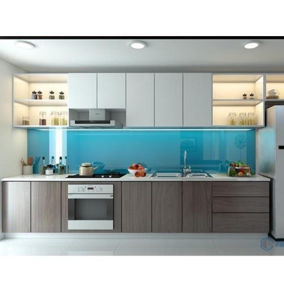 DAN, Tủ bếp công nghiệp hiện đại, KIT_015, Nội thất Nhà trên cao